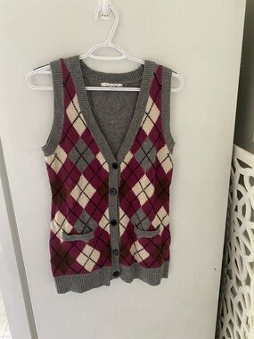 CAbi Soft Gray Knit Sweater - XS